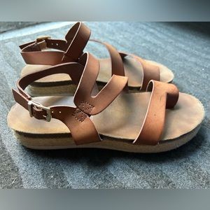 Patrizia by Spring Step - Thong Ankle Strap Espadrilles/ Size 6